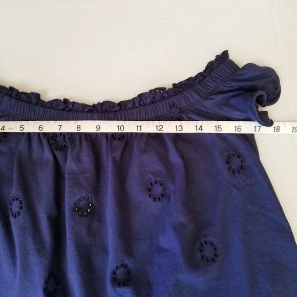 🌸NEW Anthropologie | Embroidered Off Shoulder top S‎ - Picture 5 of 9